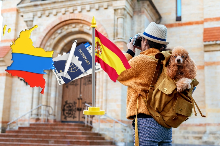 Requisitos para viajar con mi mascota a España desde Colombia